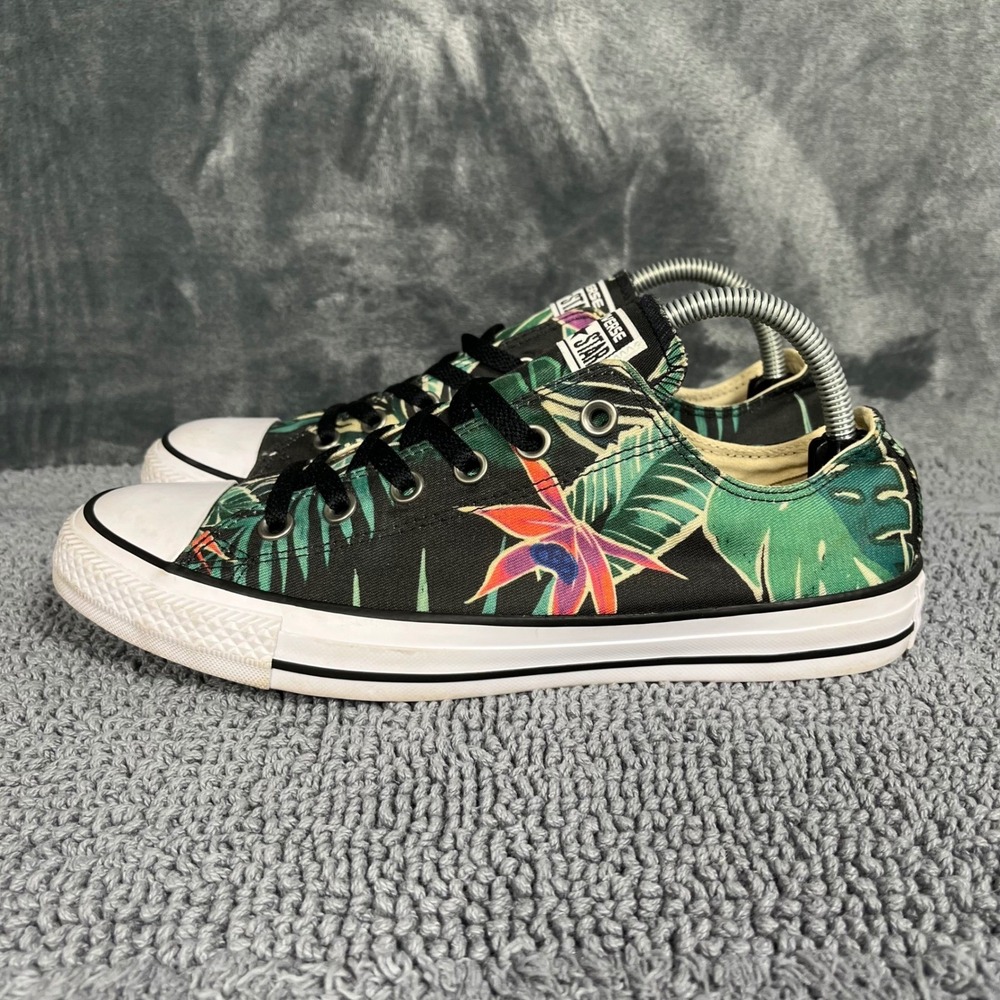 Converse Chuck Taylor All Star Tropical Floral Palm Print Sneakers 155398F W10